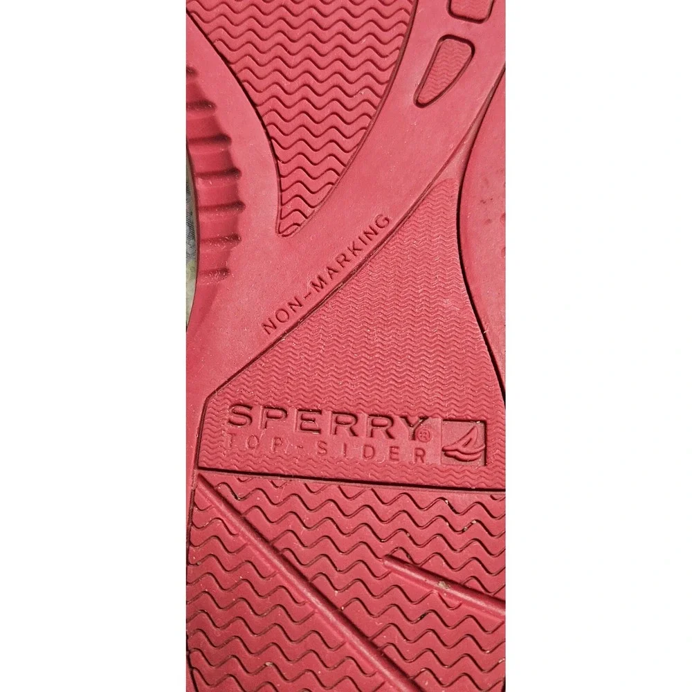 Sperry top sider  Ellis boat shoe w/sequins‎ leather upper Sz 9M
